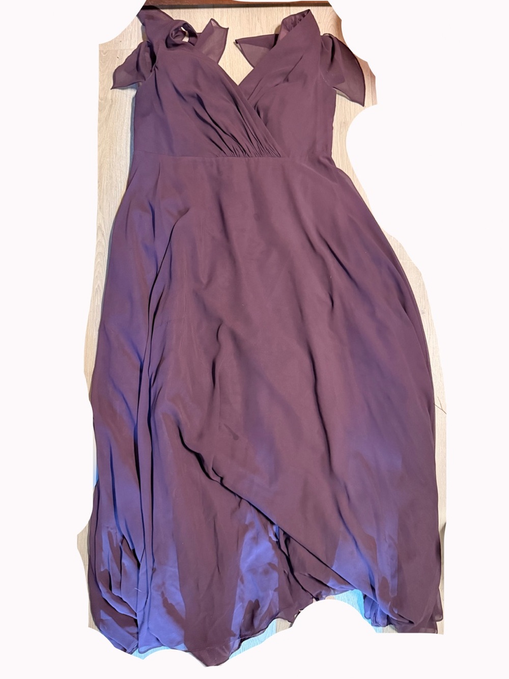 DB Studio Plum V-Neck Women's Dress
